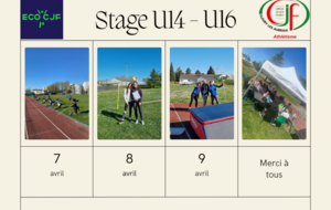 Stage Benjamin / minime 7 au 9 avril 2025