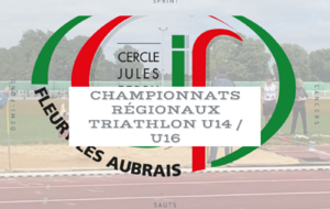Championnats régionaux triathlon Benjamin / Minime