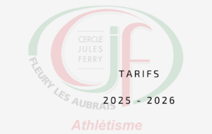 Tarif des licences 2025 - 2026