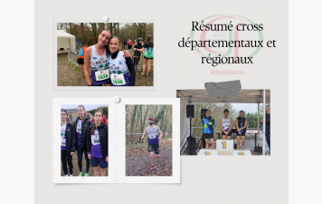 Retour sur les championnats de cross