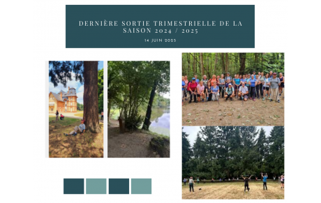 Une belle sortie de fin d’année pour le CJF Athlé Forme Santé !