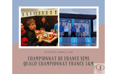 Championnat de France de semi et Qualification aux Championnats de France sur 5km