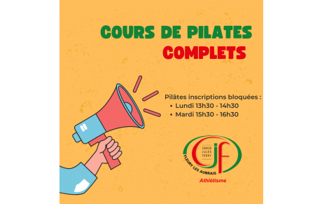 Cours de Pilates COMPLETS