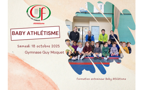 Cours support formation FFA Baby athlétisme